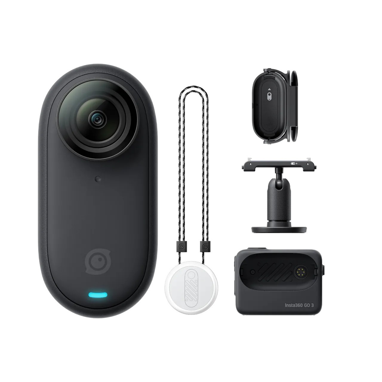 Insta360 GO 3 Waterproof 2.7K Mini Magnetic WiFi Action Pod Helmet Camera