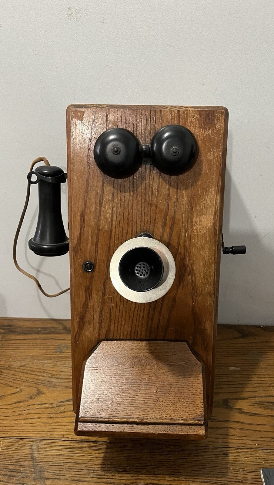 Rare Antique 1900s Chicago Telephone Supply Co Wall Telephone Oak Crank Phone Rare Antique 1900s Chicago Telephone Supply Co Wall Telephone Oak Crank Phone