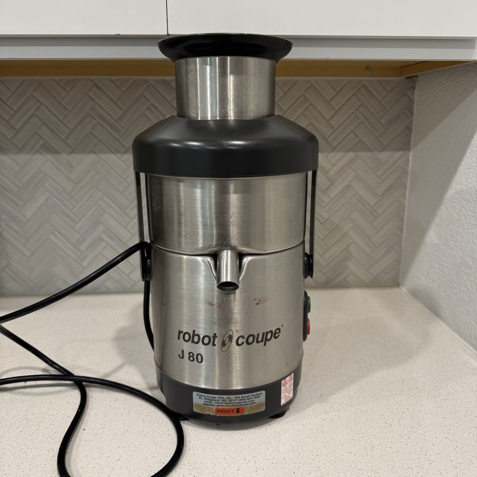 Robot Coupe J80 Ultra Comerical Automatic Juicer - Tested Incomplete