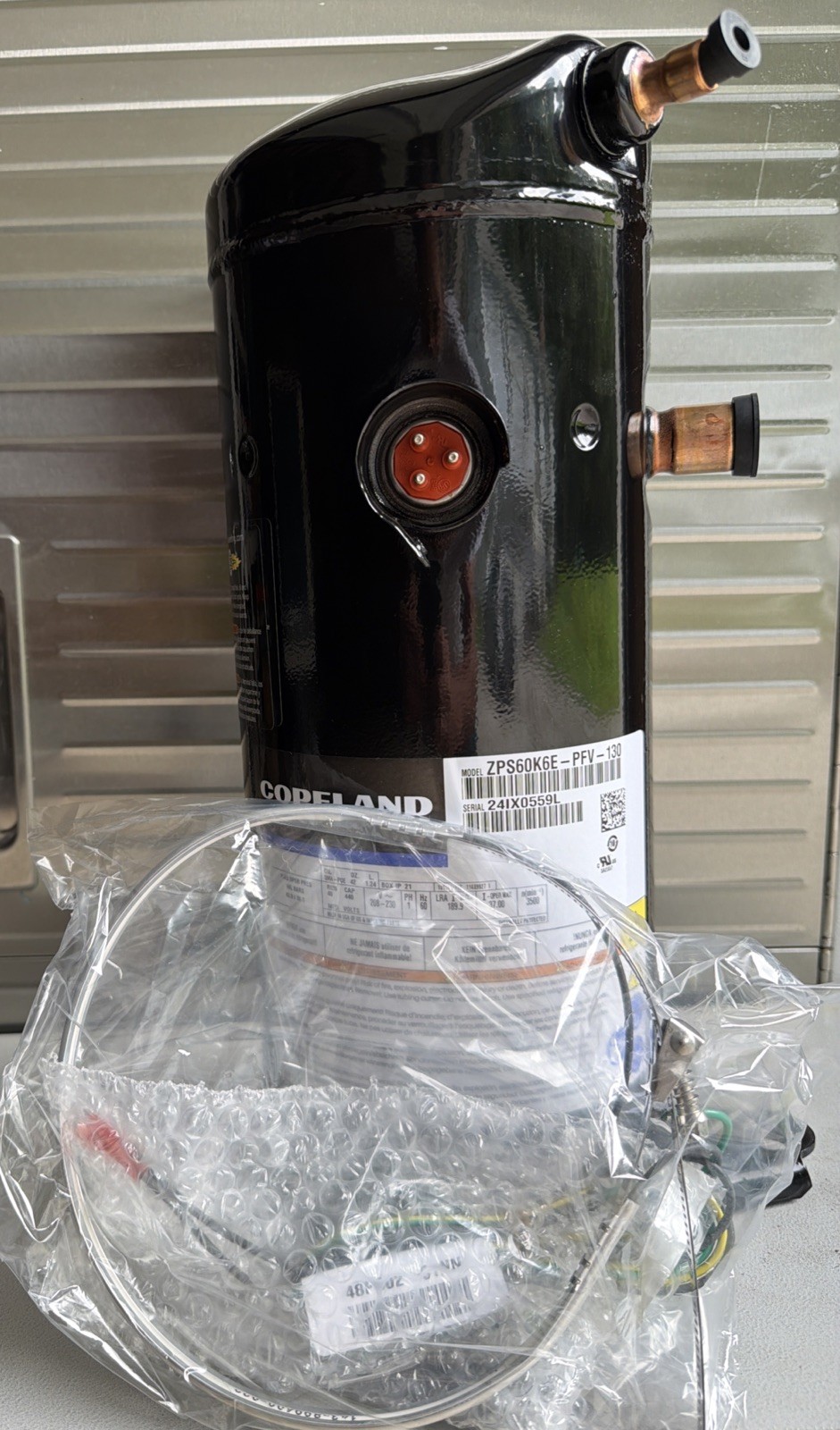 NEW Copeland ZPS60K6E-PFV-130 Scroll Compressor 5 Ton R410A 1PH + Heater