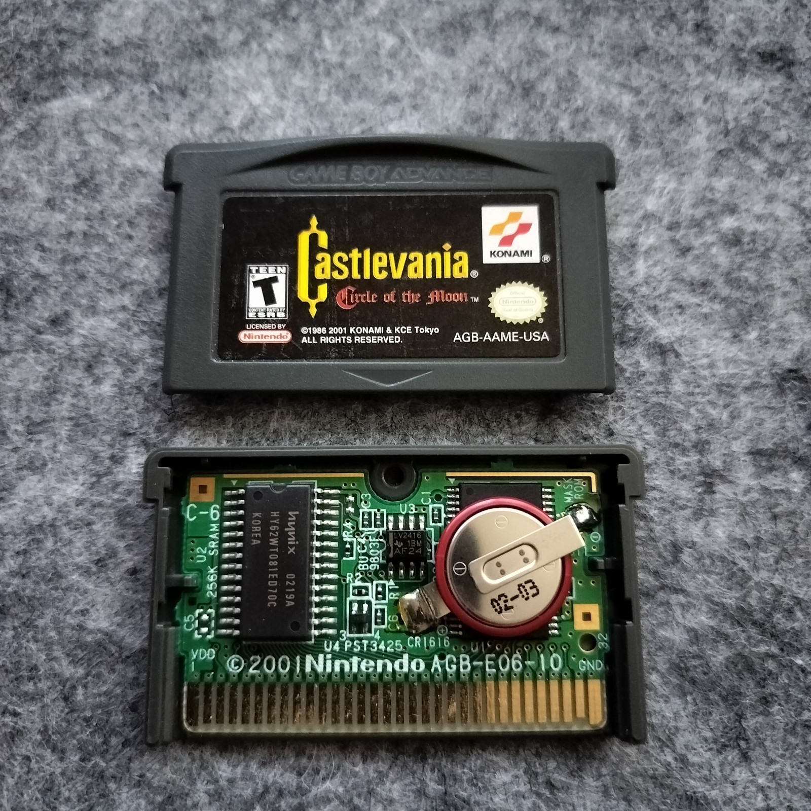 Castlevania: Circle of the Moon Game Boy Advance Tested Working Cartridge Only