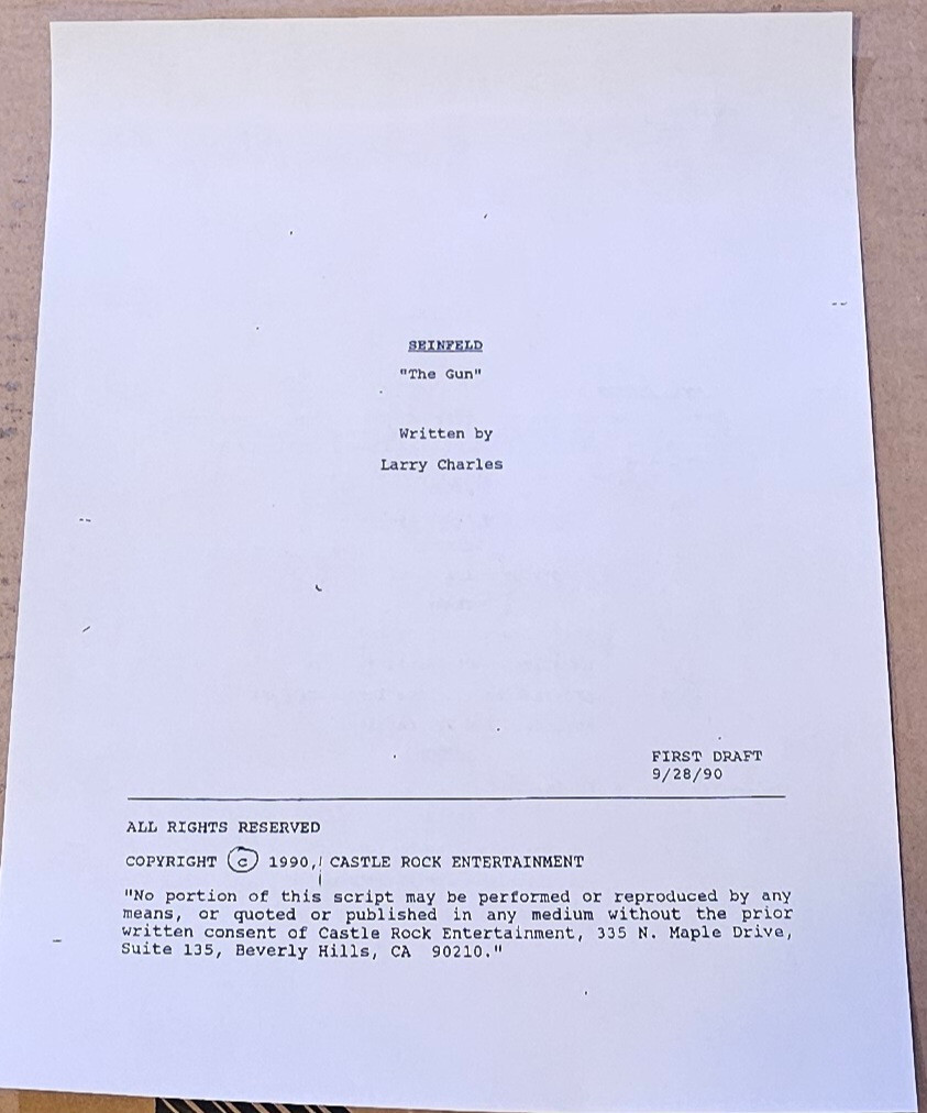 Unproduced SEINFELD 