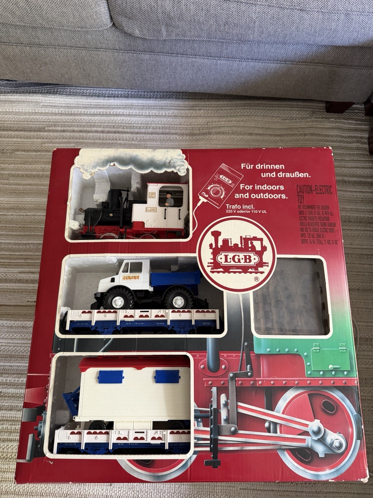 LGB 72988 The Big Train Circus Train Set Made in Germany TESTED Working READ