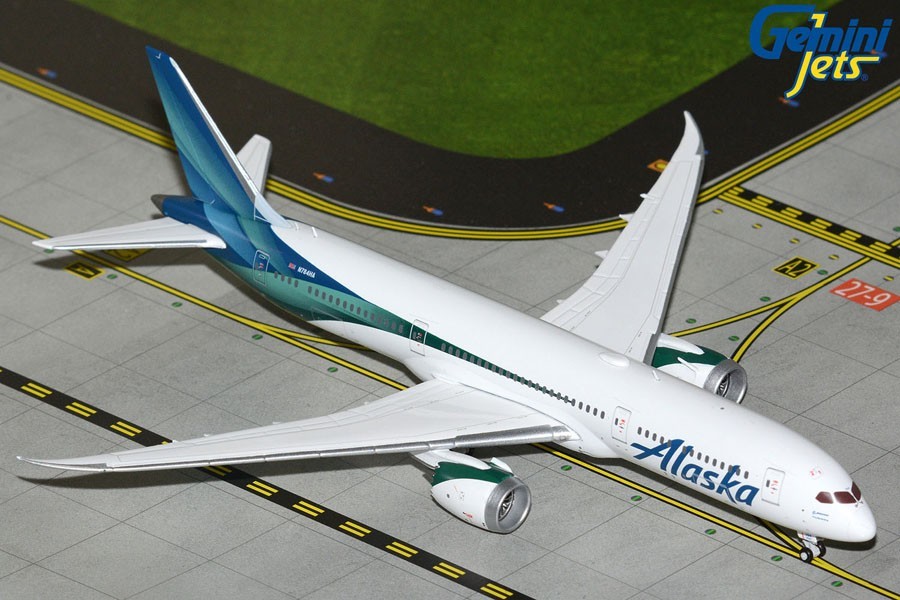 Alaska Airlines Boeing 787-9 N784HA GJASA2400 Gemini Jets Scale 1:400 IN STOCK