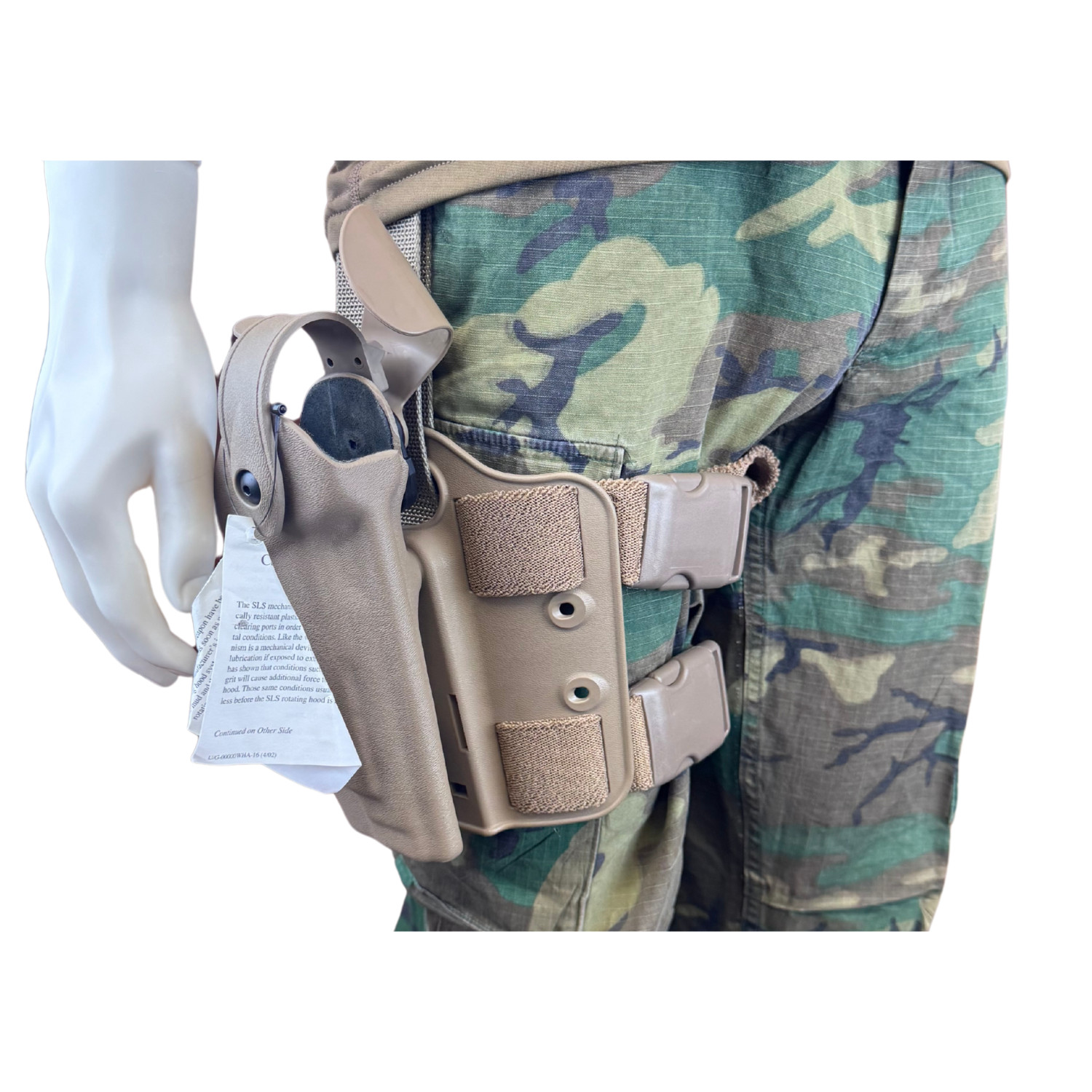 FDE Safariland 6004-73-551 RH Drop Leg Holster – New *mocinc.1982*