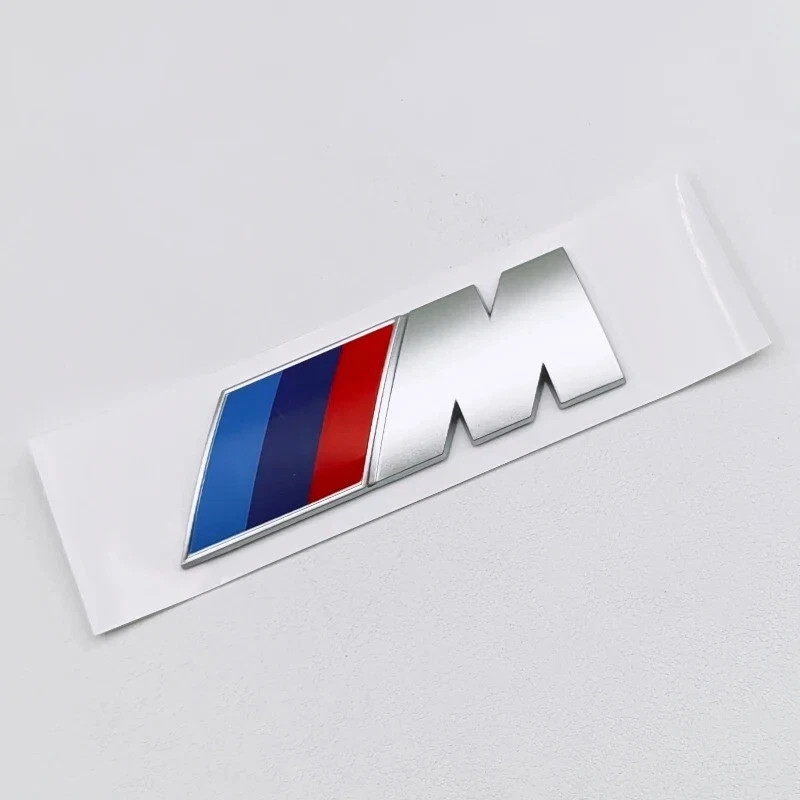 BMW M Performance Badge/Emblem - Silver/Chrome (2 Pack) BMW M Performance Badge/Emblem - Silver/Chrome (2 Pack)