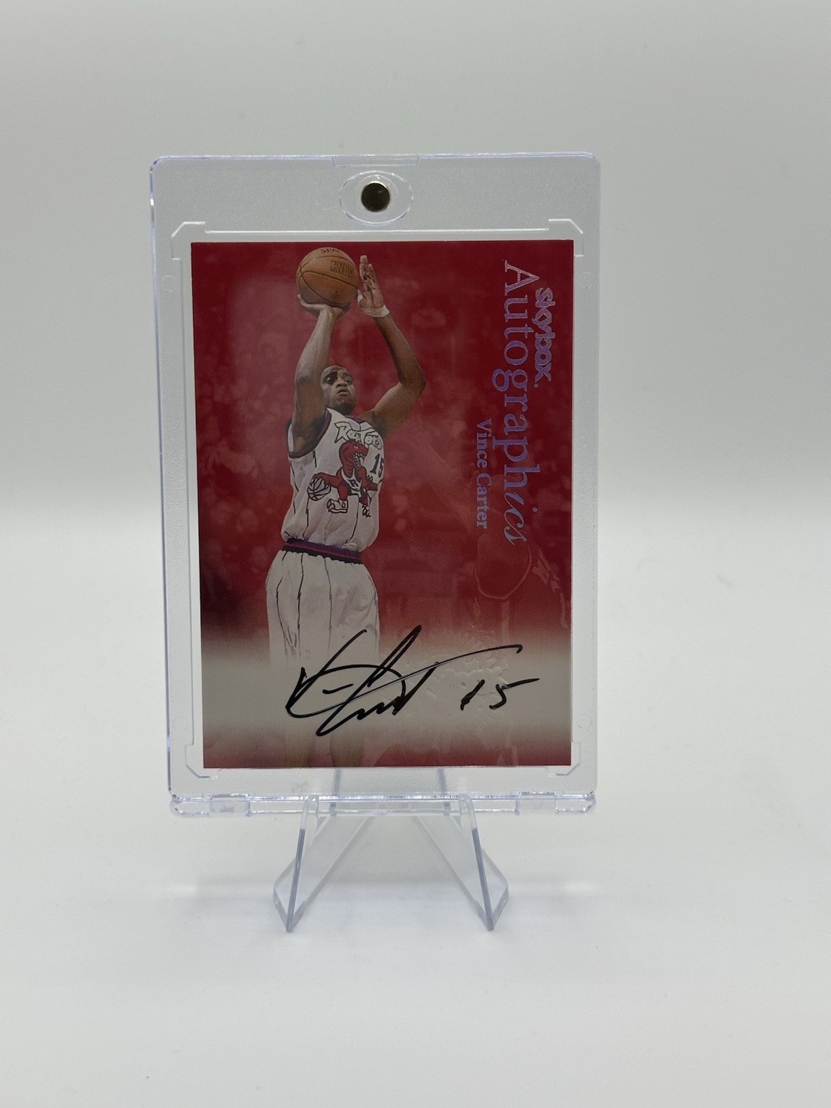 1999-00 Skybox Premium - Autographics Vince Carter (AU) 1999-00 Skybox Premium - Autographics Vince Carter (AU)