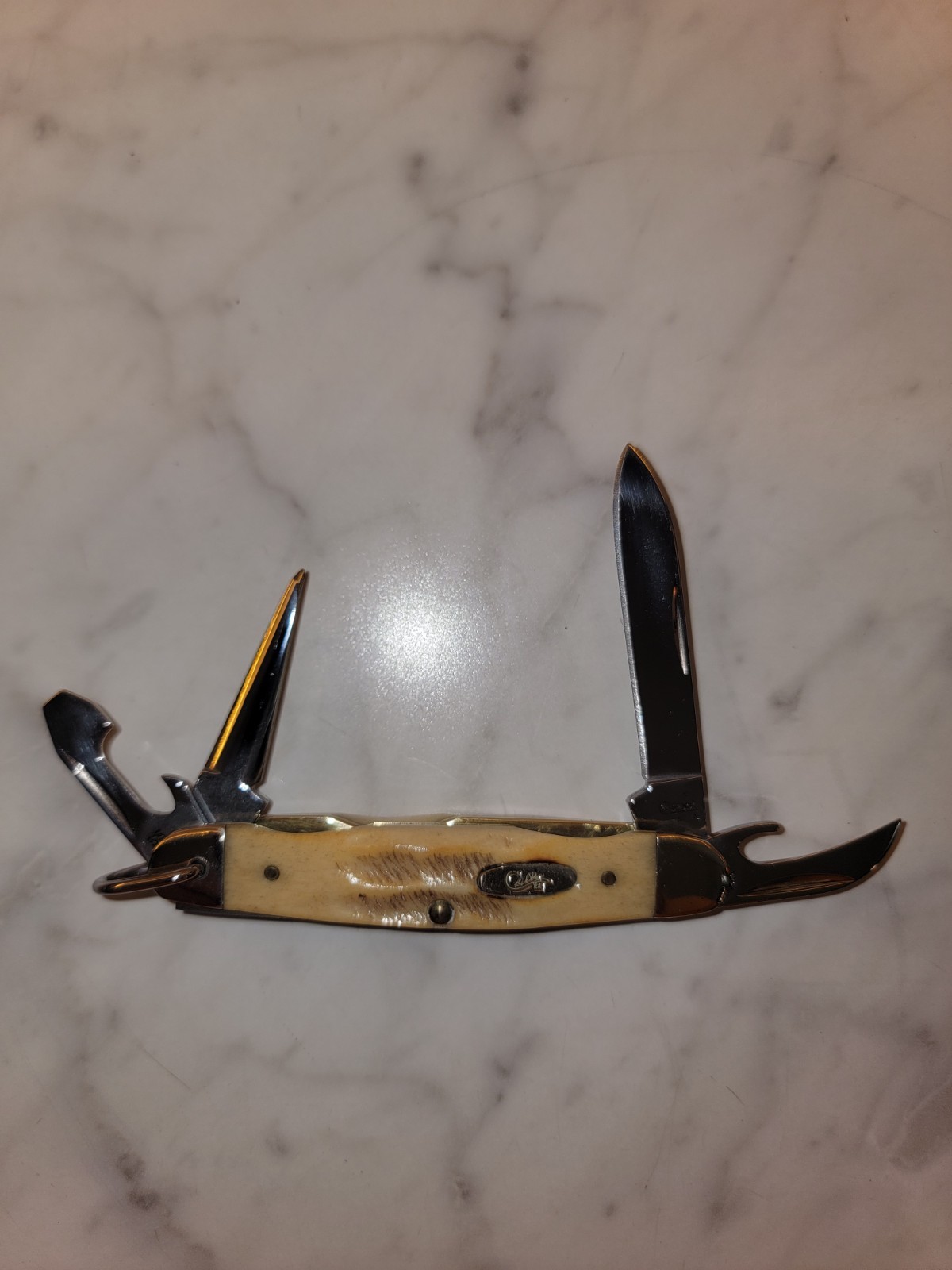Case XX 2006 Jigged Bone Stag 6.54090R Junior Scout Pocket Knife Case XX 2006 Jigged Bone Stag 6.54090R Junior Scout Pocket Knife