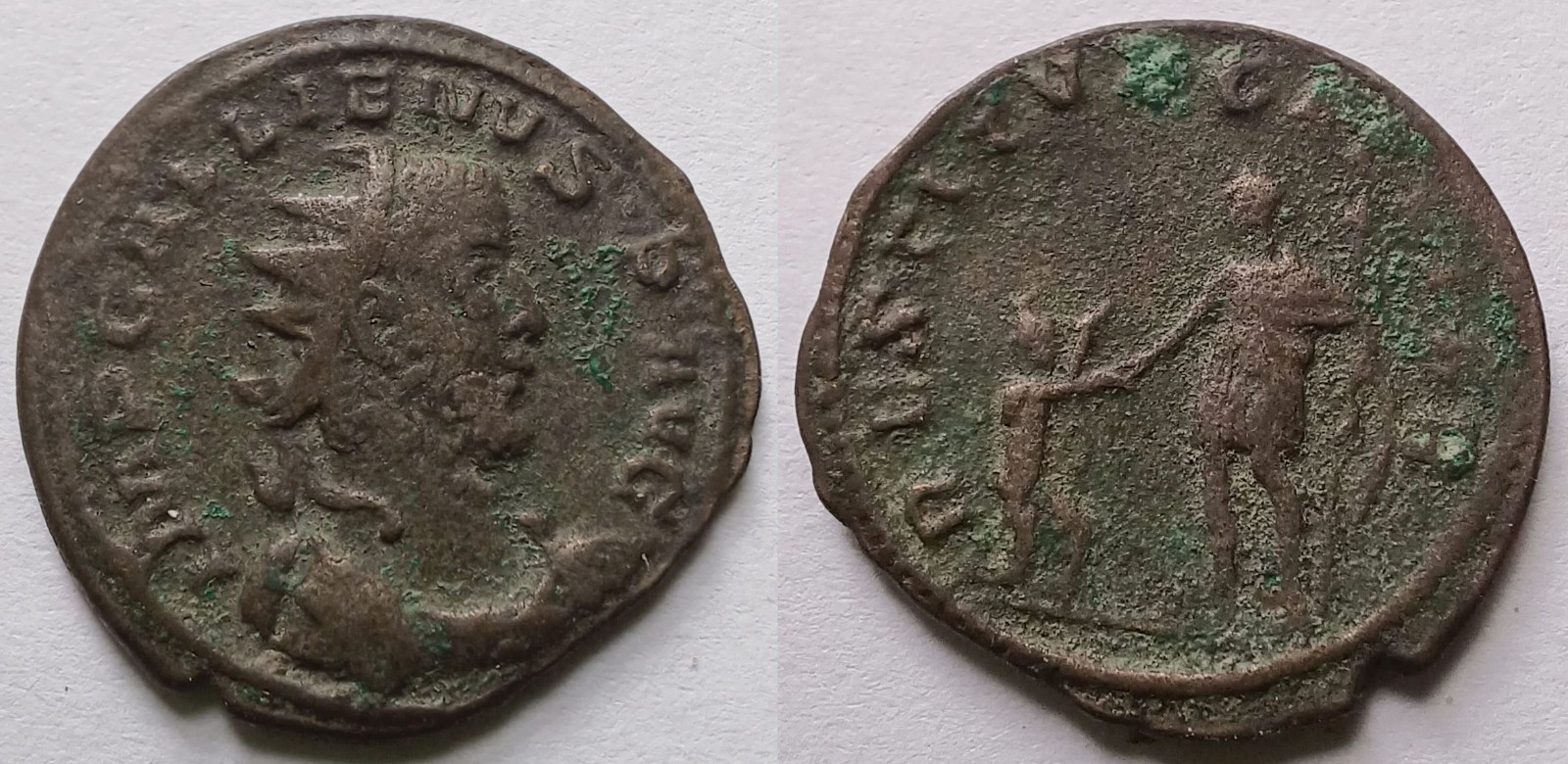 Gallienus BI Antoninianus 253-268 AD RESTIT GALLIAR RIC 27 Scarce Roman Coin