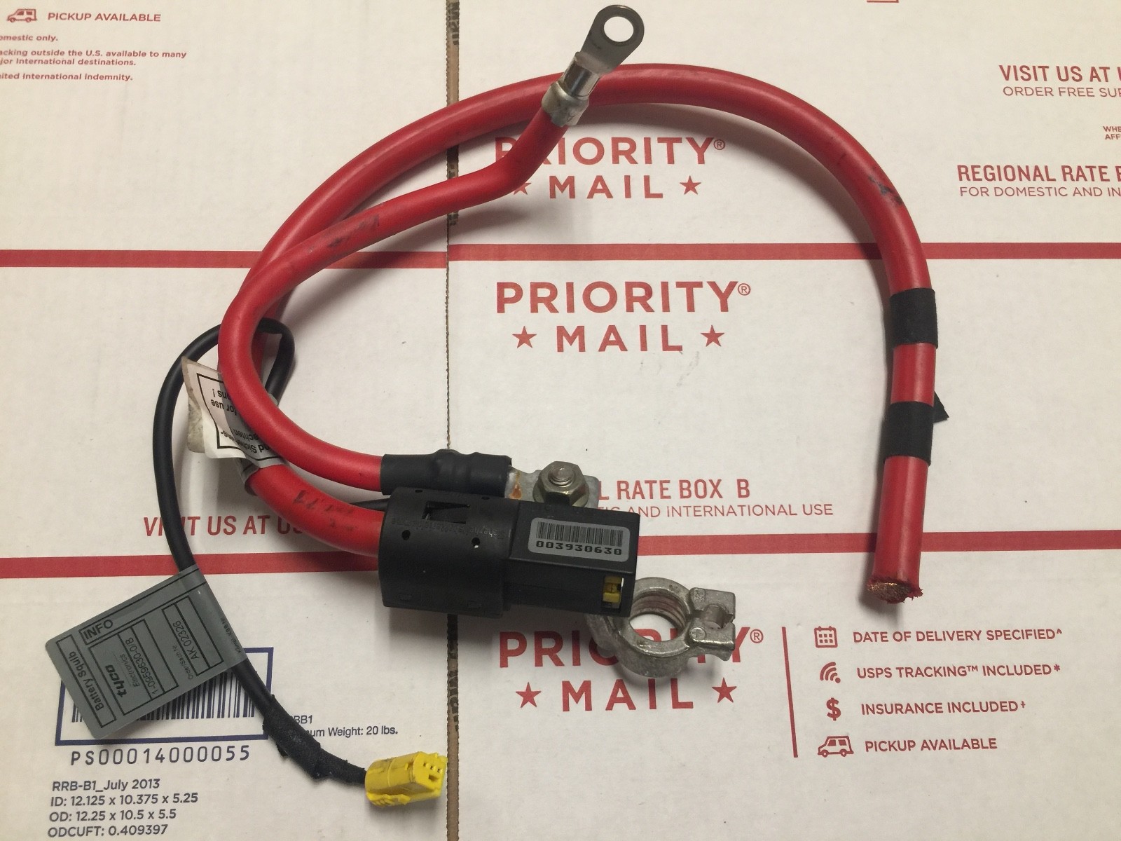 TESTED 01-05 BMW 330xi E46 OEM Positive Battery Cable Wire Terminal