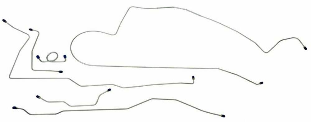 Fits 1966 Ford Mustang Complete Brake Line Set MBLK02 Fits 1966 Ford Mustang Complete Brake Line Set MBLK02