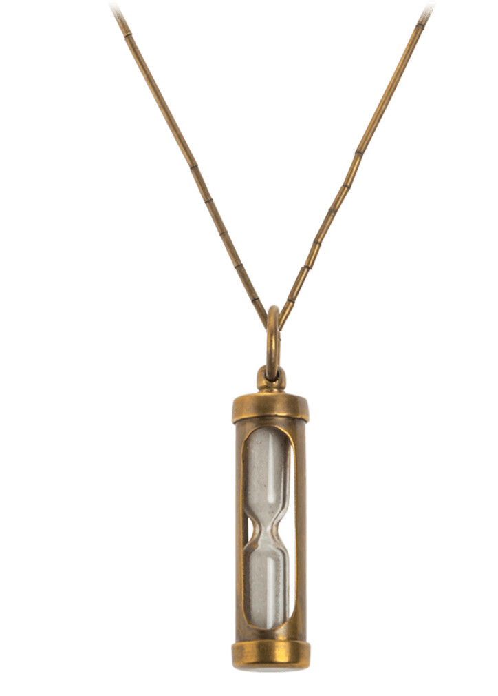 Vintage Style Hourglass Necklace – 32\