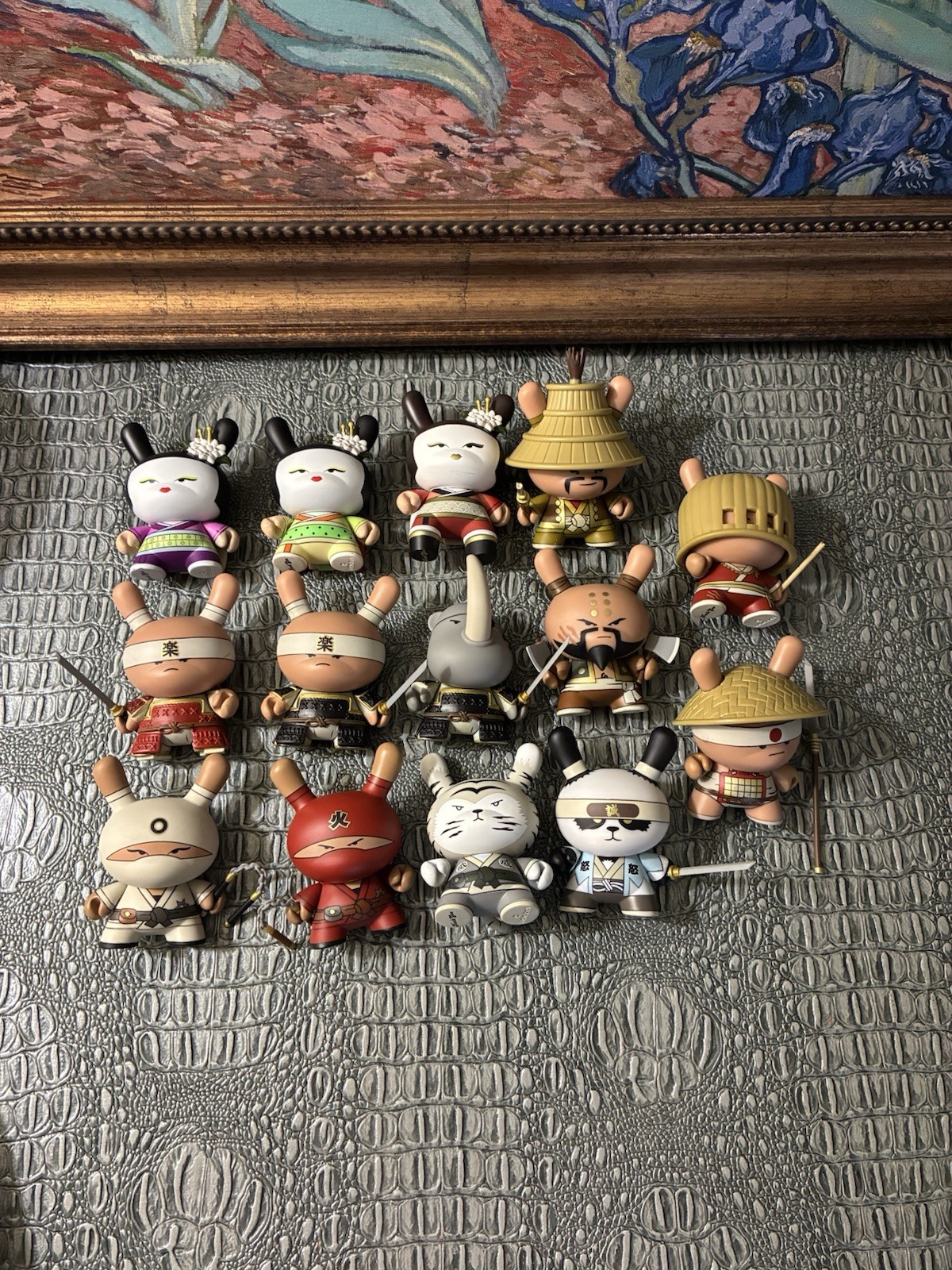 Kidrobot Huck Gee Dunny Gold Life Complete Set 14/14 Chases Included + 1 extra Kidrobot Huck Gee Dunny Gold Life Complete Set 14/14 Chases Included + 1 extra