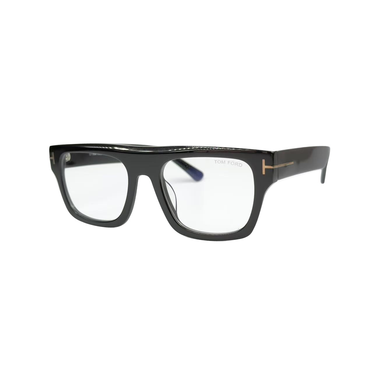 Tom Ford FT1337 Eyeglasses Black Frame Clear Lens Square Optical Glasses New