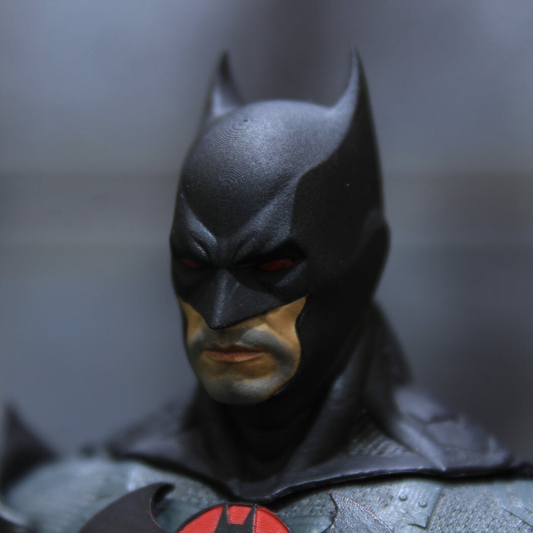 U.S Duty Free 1/12 Custom DC  Batman Thomas Wayne Flashpoint Head Sculpt