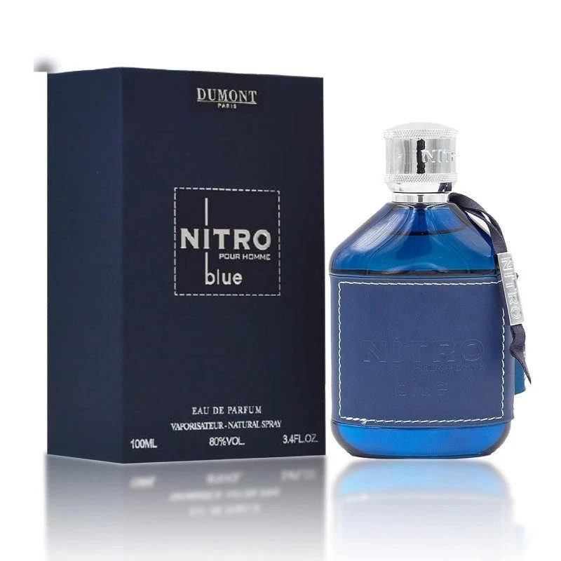 Nitro Blue Pour Homme by Dumont Paris 3.4 oz EDP Cologne Nitro Blue Pour Homme by Dumont Paris 3.4 oz EDP Cologne