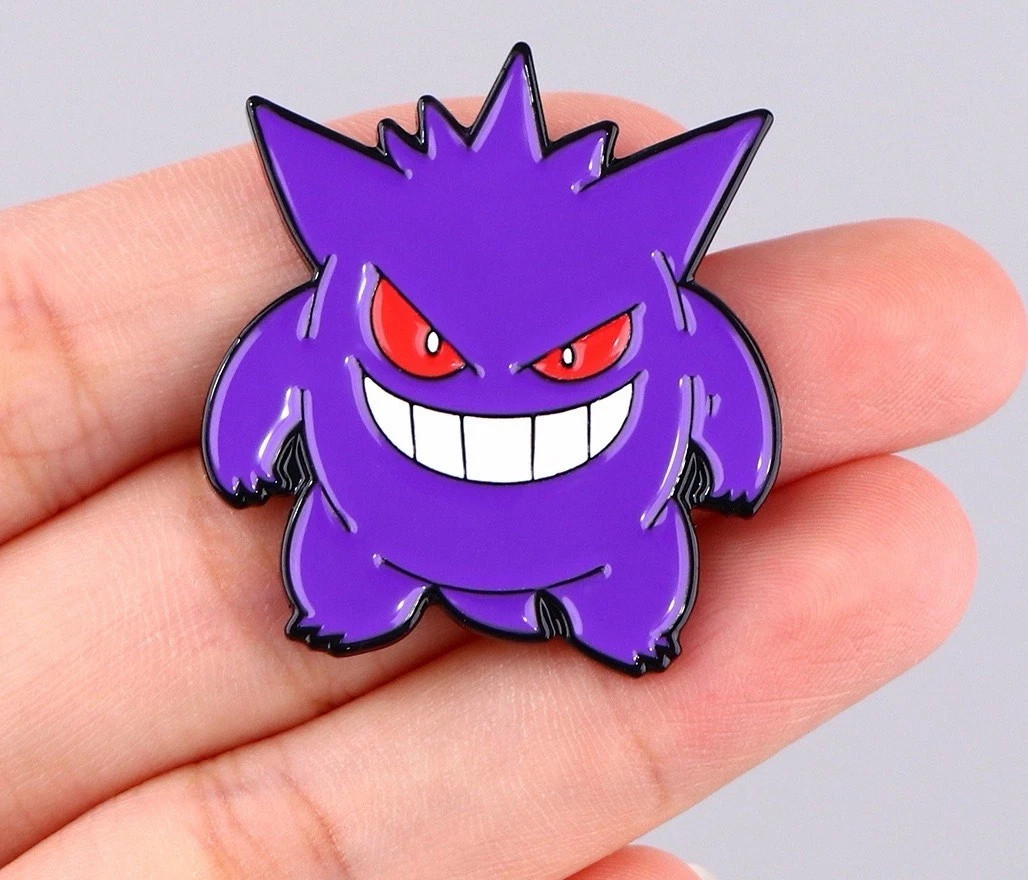 Pokemon Gengar Enamel Pin/Badge - US seller Pokemon Gengar Enamel Pin/Badge - US seller