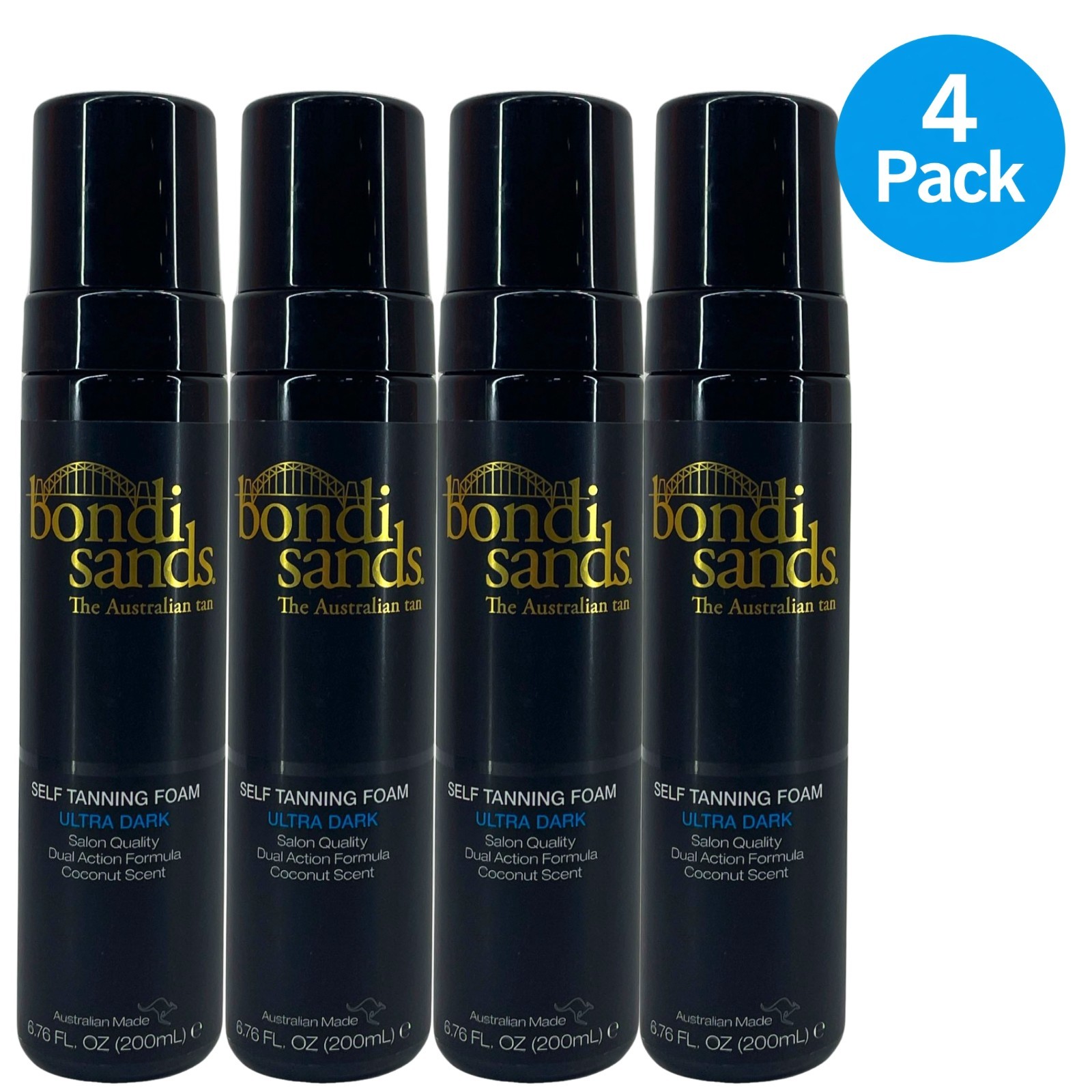 Bondi Sands Self Tanning Foam Ultra Dark Salon Quality Dual Action Formula Cocon