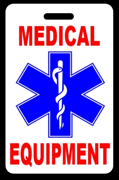 Personalized Medical Equipment Luggage/Bag Tag