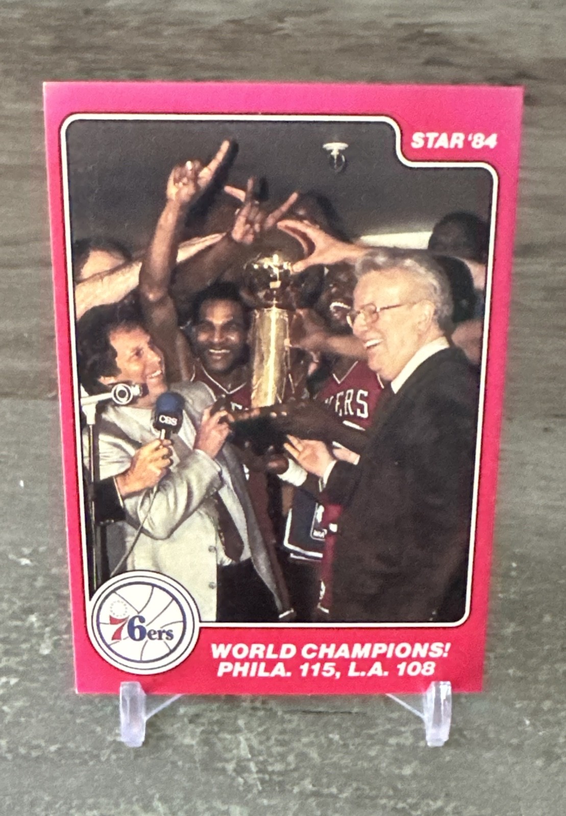 1983-84 Star Philadelphia 76ers 1982-83 NBA World Champions - Philadelphia 76ers