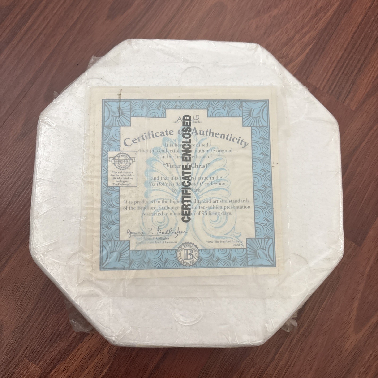 The Bradford exchange “Vicar Of Christ” Brand New The Bradford exchange “Vicar Of Christ” Brand New
