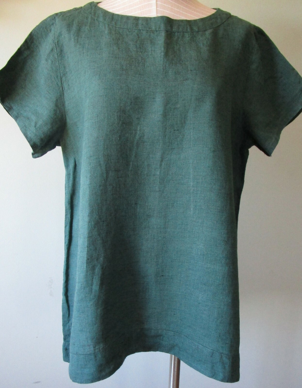 FLAX Designs  Linen  ELITE  Shirt    2G    NWT  GREEN  CLEARANCE