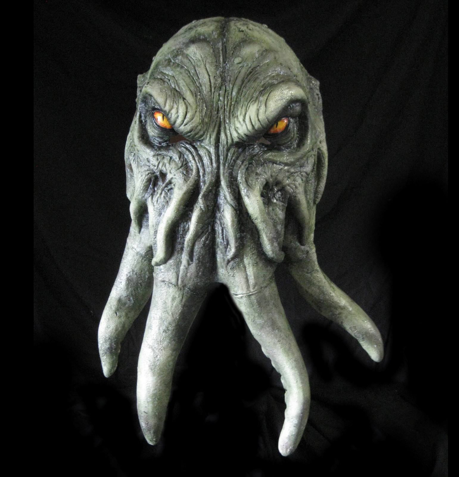 Green Cthulhu Octopus Alien Demon Lord Adult Latex Halloween Mask Green Cthulhu Octopus Alien Demon Lord Adult Latex Halloween Mask