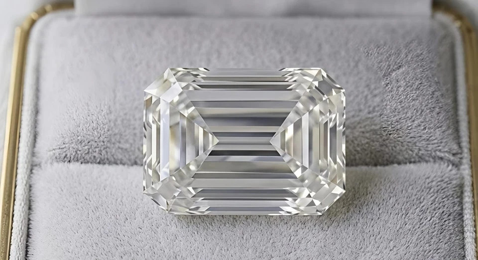 3 CT D- White Color Emerald Cut 7x10 MM, VVS1 Diamond Premium Quality Gemstone