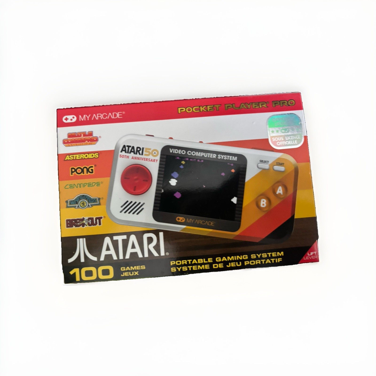 My Arcade Pocket Player Pro Atari 50th Anniversary Portable Gaming System