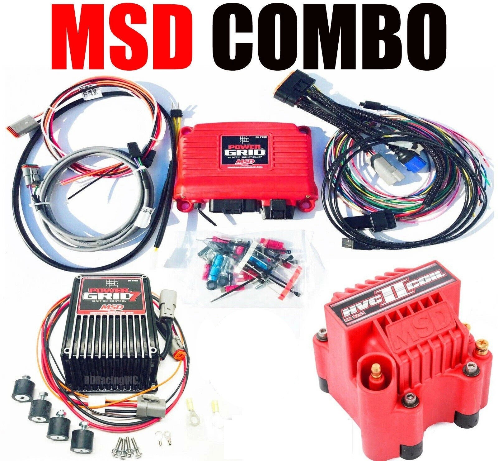 MSD 7720 Power Grid 7 Ignition Control 7730 System Controller 8261 HVC 2 Coil