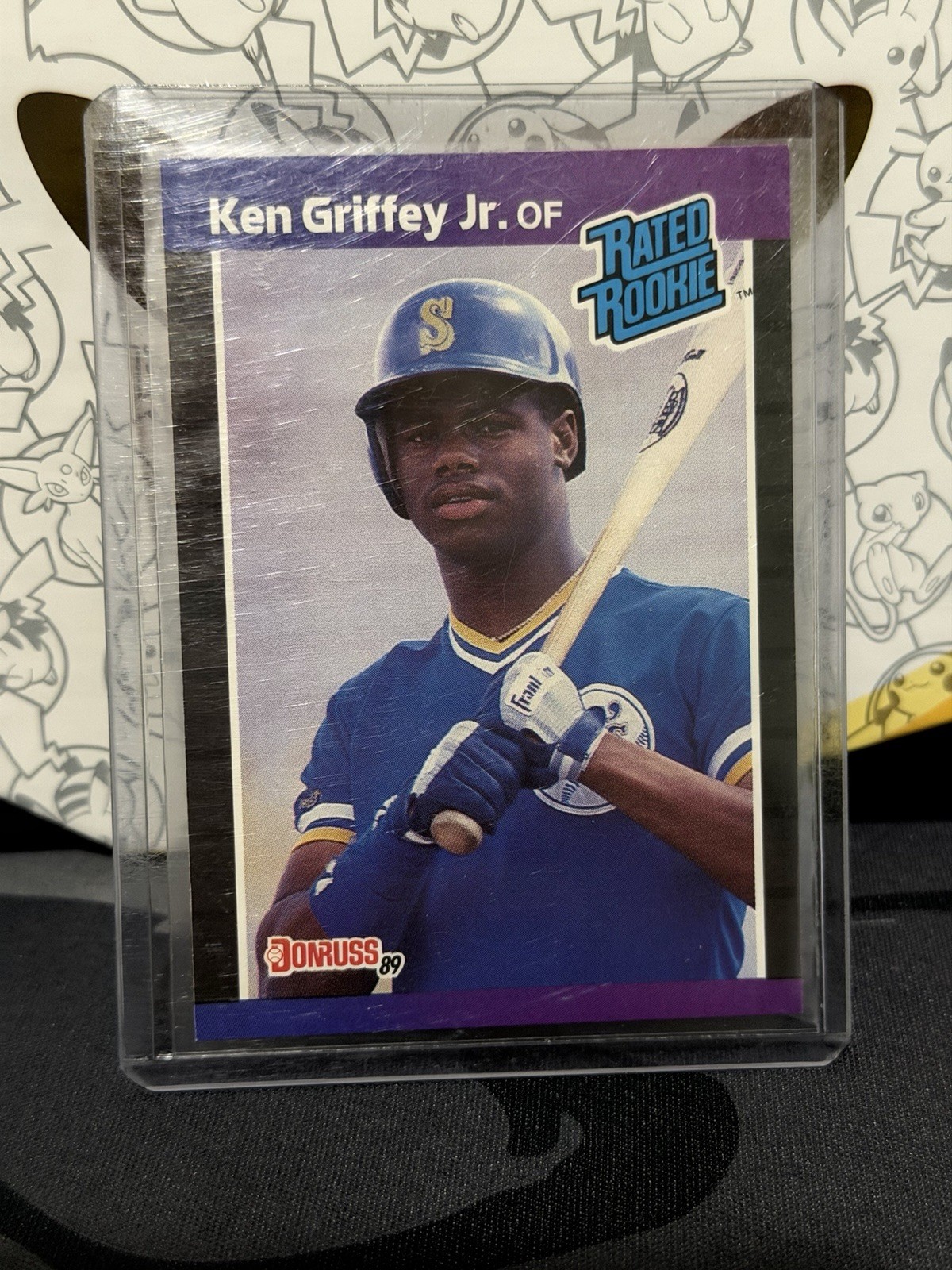 1989 Donruss - Rated Rookie Ken Griffey Jr #33 *Denotes* on Back (RC)