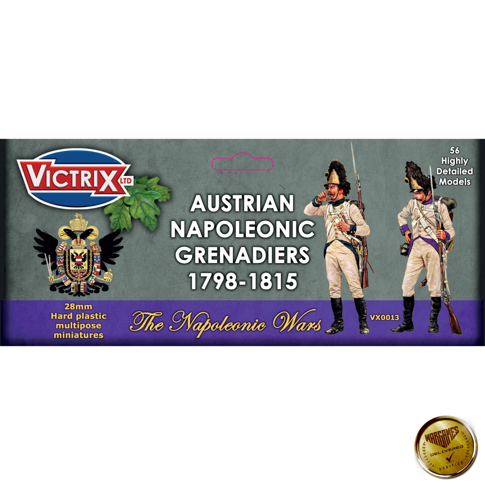 Victrix Miniatures Napoleonic Wars - Austrian Napoleonic Grenadiers 1798-1815 Victrix Miniatures Napoleonic Wars - Austrian Napoleonic Grenadiers 1798-1815
