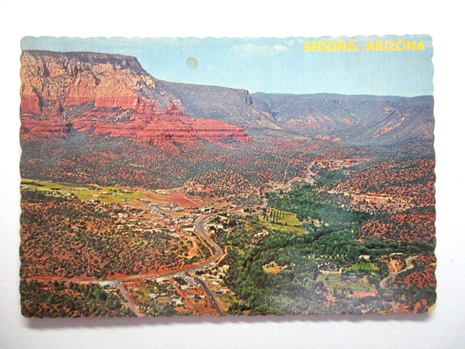 Sedona Arizona Oak Creek Canyon Vintage 1960s Postcard