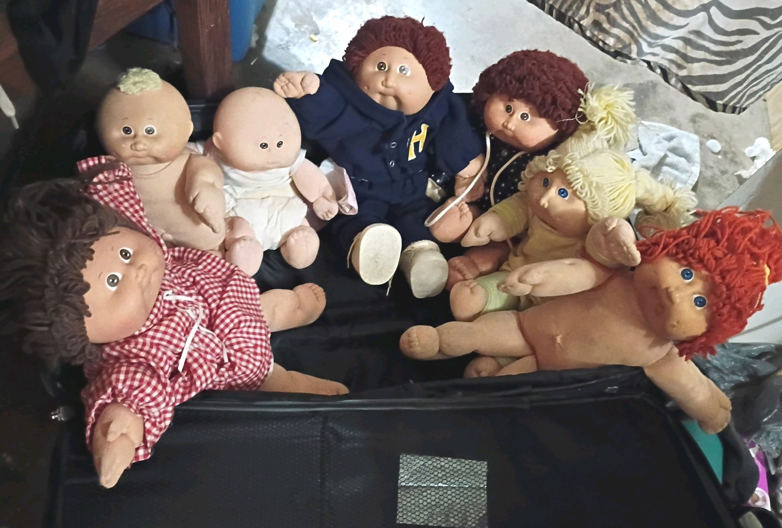 7 Original Cabbage Patch Kids Vintage Doll 1982 Xavier Roberts Signed 16in Soft