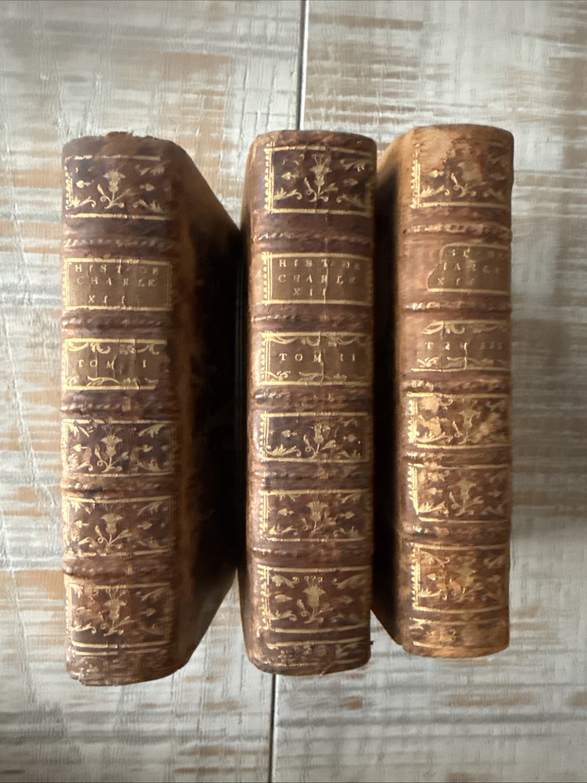 Histoire militaire de Charles XII roi de Suède 1740 3-Tome ADLERFELD  BBSM