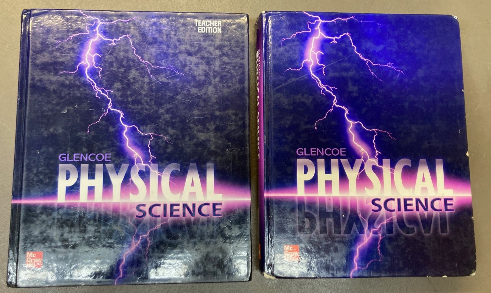 Glencoe McGraw Hill High School Physical Science 2012 Textbook & Teacher Edition
