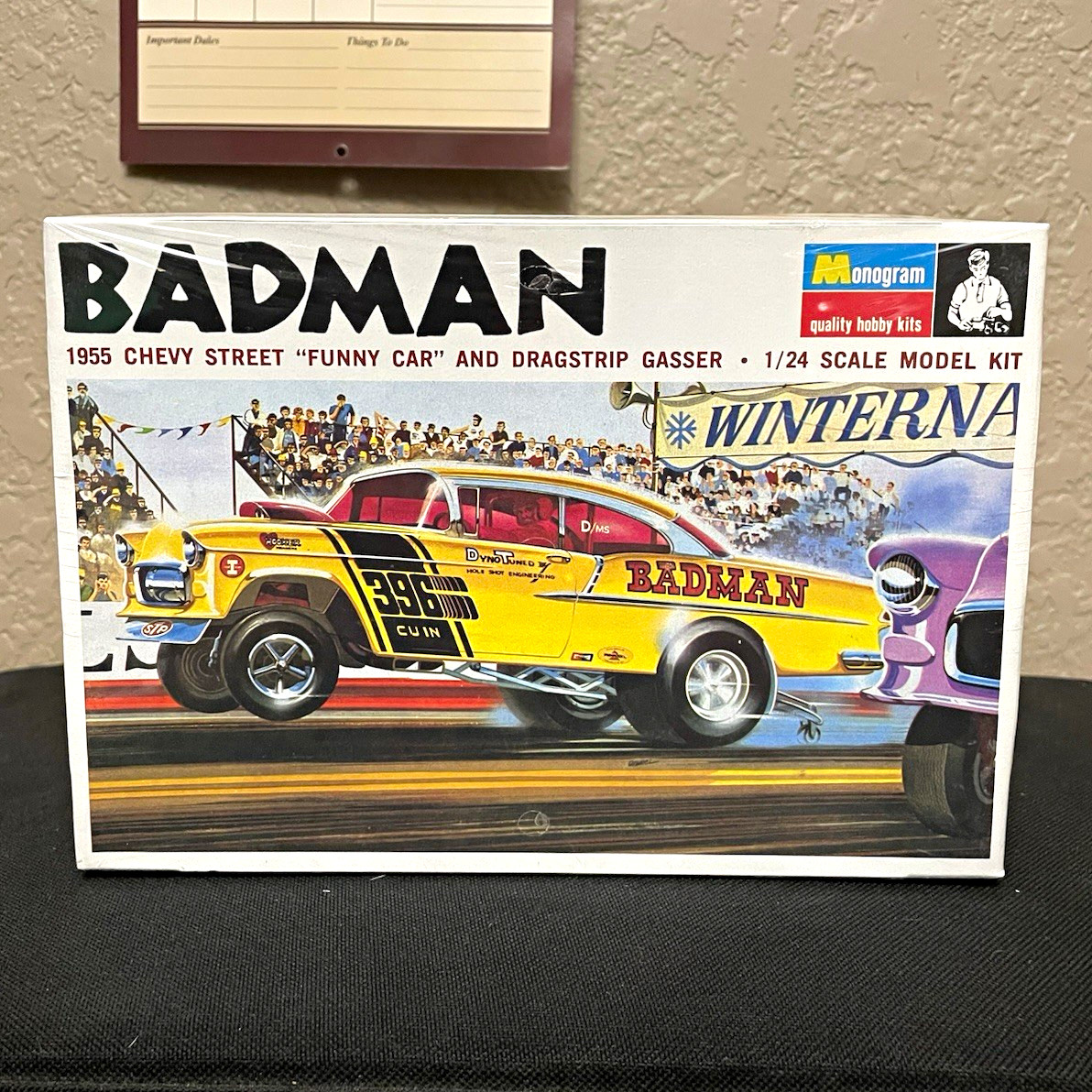 Monogram Badman 1955 Chevy Street Funny Car & Dragstrip Gasser 1:24 Model Kit
