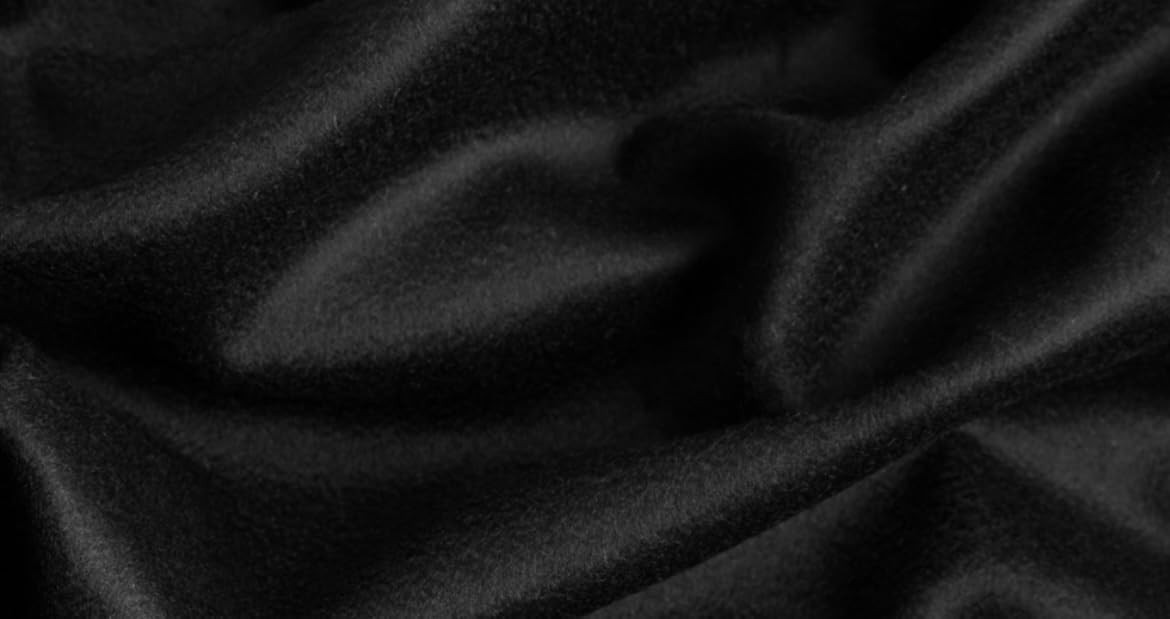 $48 for 2 Yards,Black 90%wool 10%cash, For Jacket ,Cape & Shawl ,limited Stock 