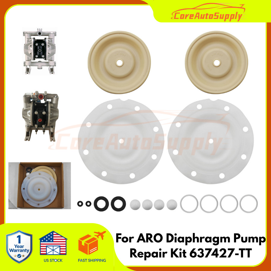 For Ingersoll Rand ARO Diaphragm Pump Repair Kit 637427-TT Rebuild Seal O-Rings