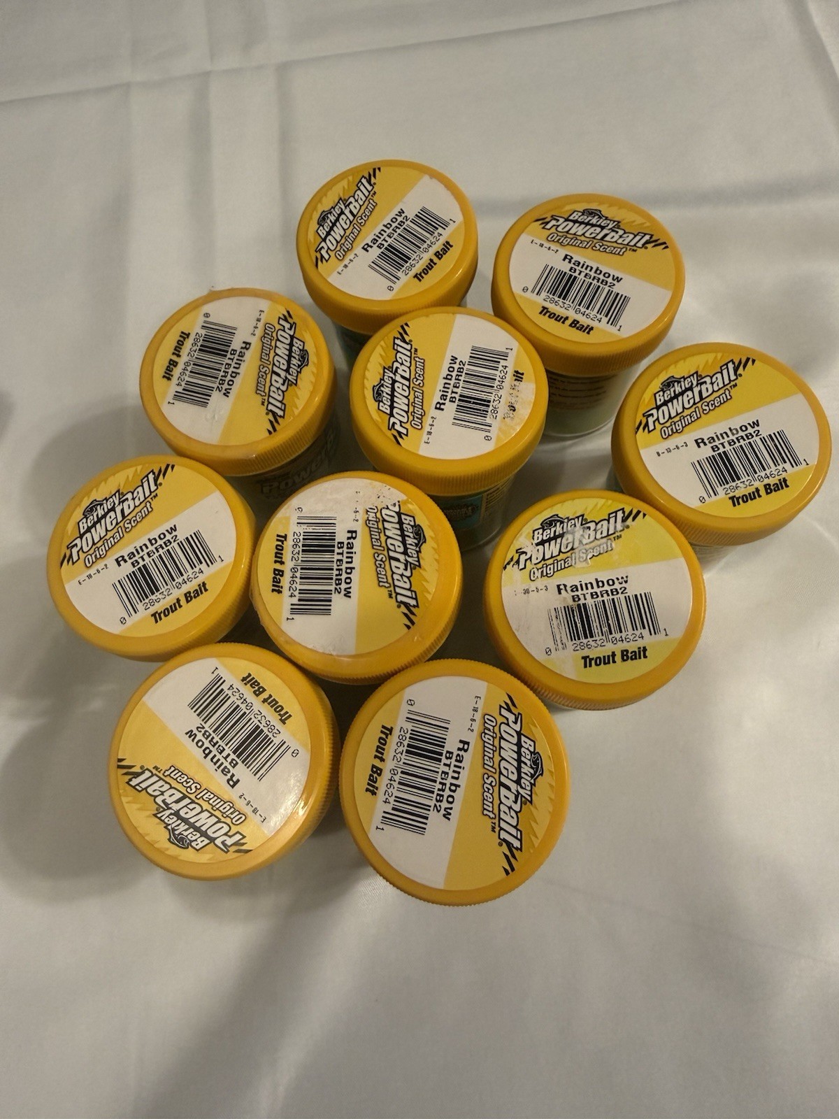 2 Berkley PowerBait Rainbow Trout Bait 1.75 oz Jars BTBRB2 New Sealed