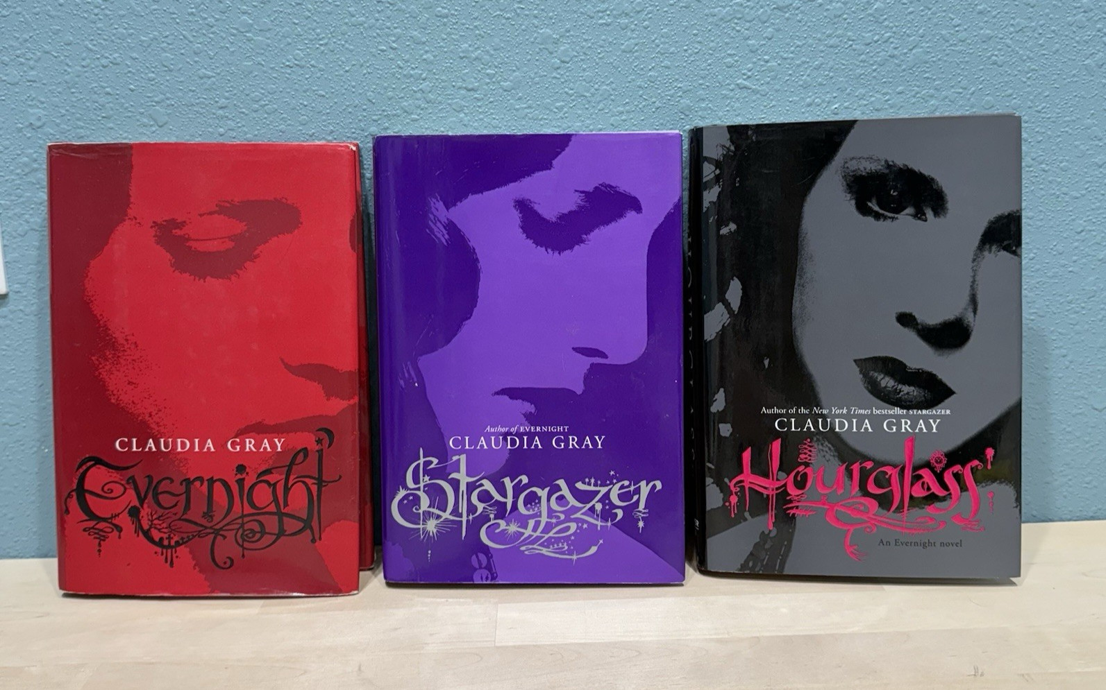 Evernight Series Books 1-3 First Edition Claudia Gray Hardcover Vampire Thriller