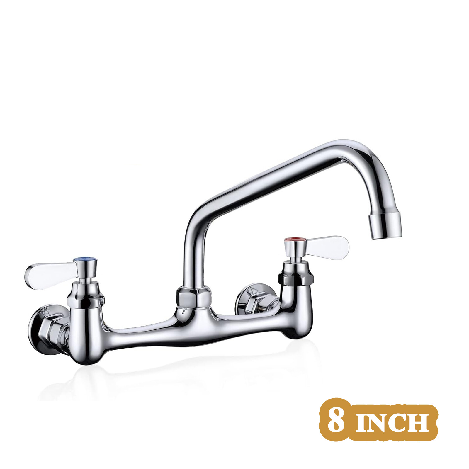 Commercial Sink Faucet Swivel Spout 8\