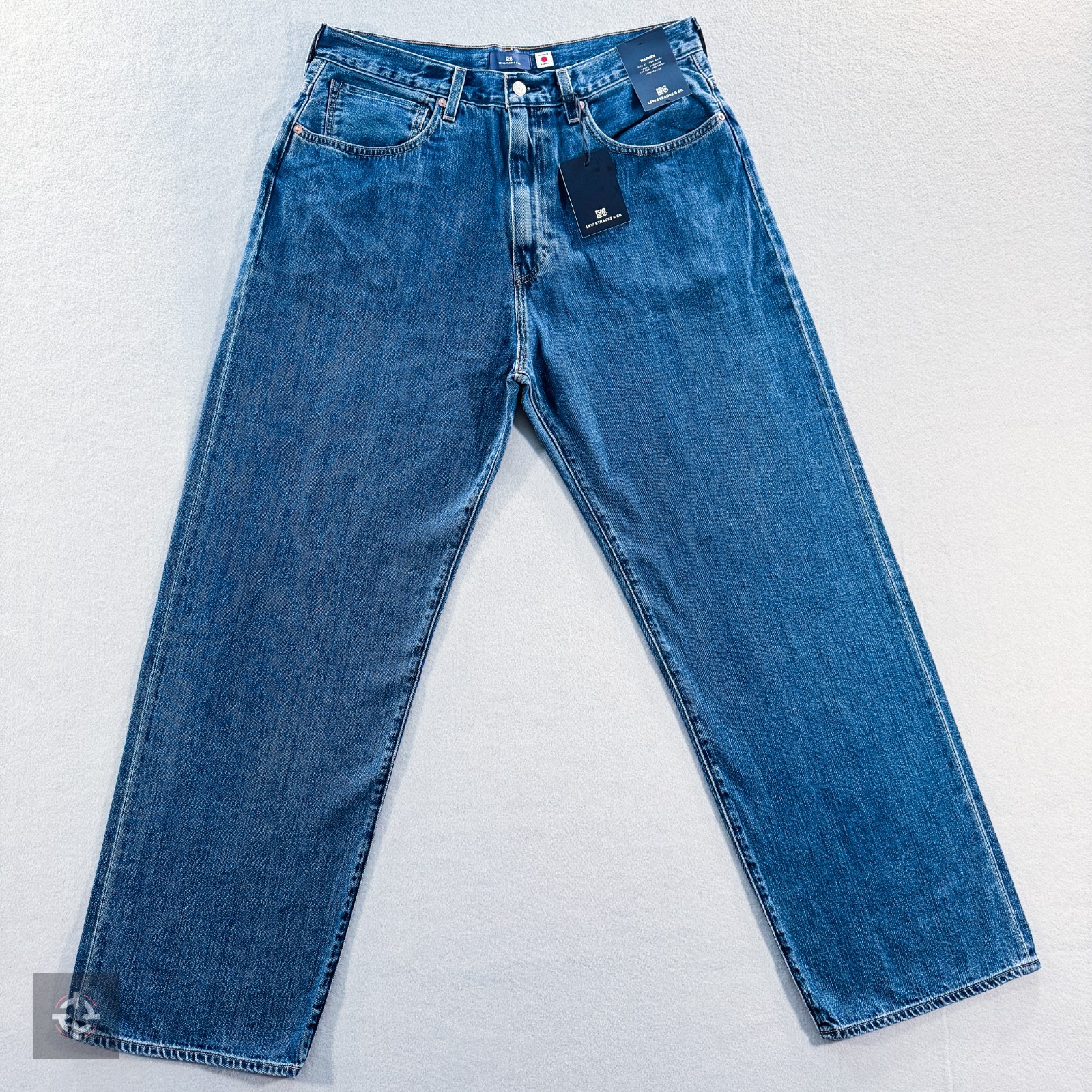 Levi Blue Tab Marker Loose Fit Jeans Dark Wash Selvage Japanese Denim Size 36X34 Levi Blue Tab Marker Loose Fit Jeans Dark Wash Selvage Japanese Denim Size 36X34