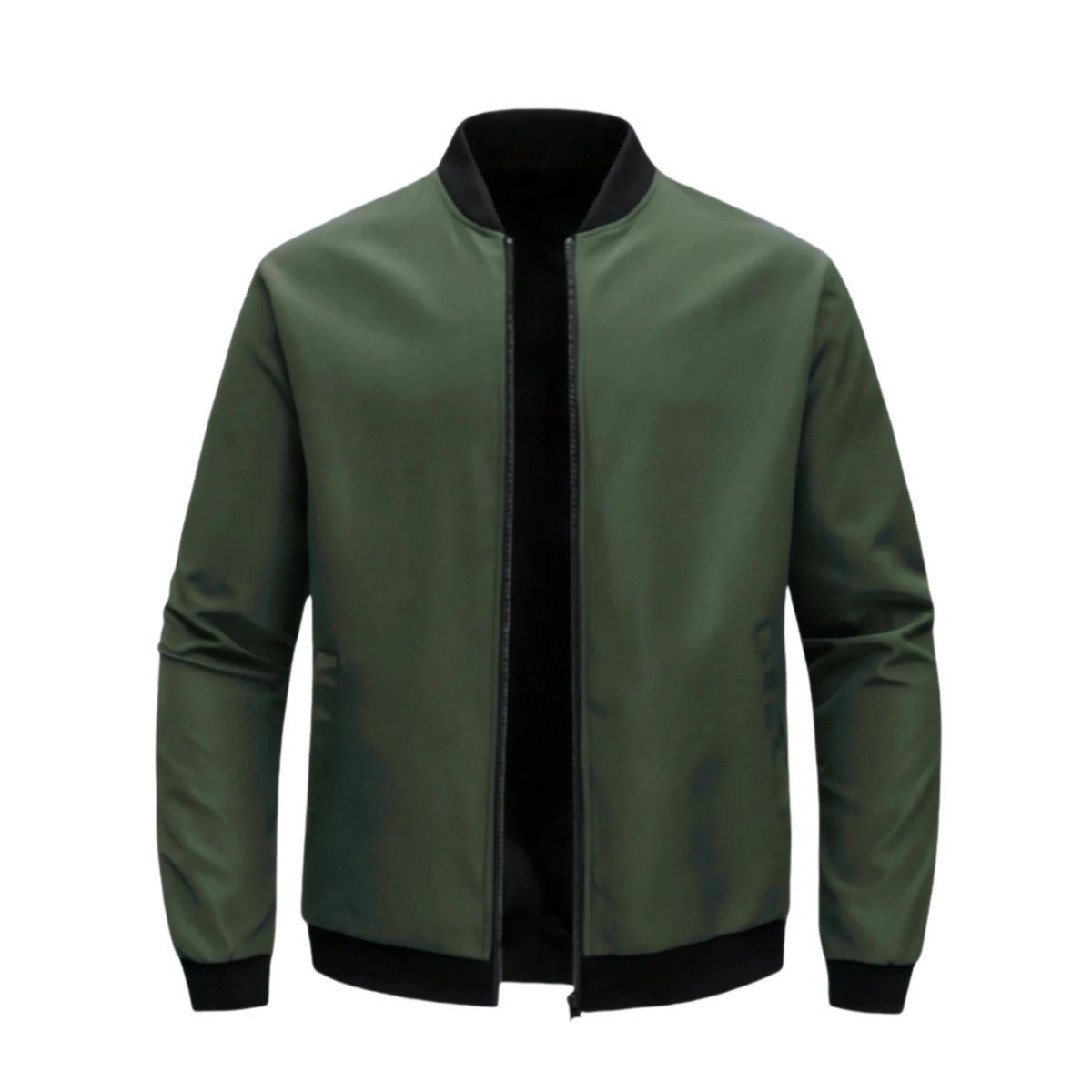 Men\'s Lightweight Bomber Jacket Spring Fall Thin Casual Coat Full-Zip Work Coats Men\'s Lightweight Bomber Jacket Spring Fall Thin Casual Coat Full-Zip Work Coats