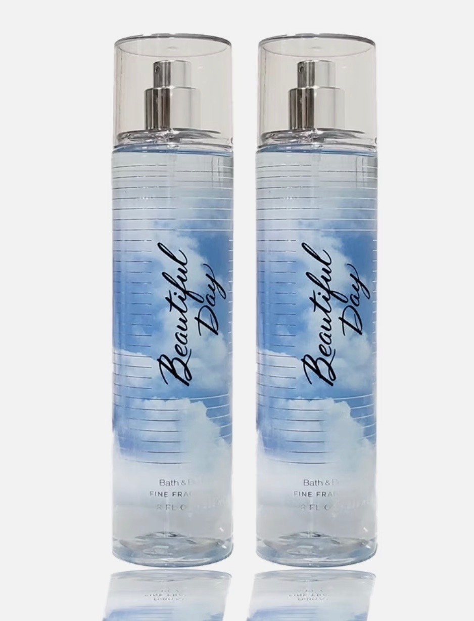Bath & Body Works BEAUTIFUL DAY Fine Fragrance Body Mist Spray 8Oz (QTY 2X) NEW Bath & Body Works BEAUTIFUL DAY Fine Fragrance Body Mist Spray 8Oz (QTY 2X) NEW