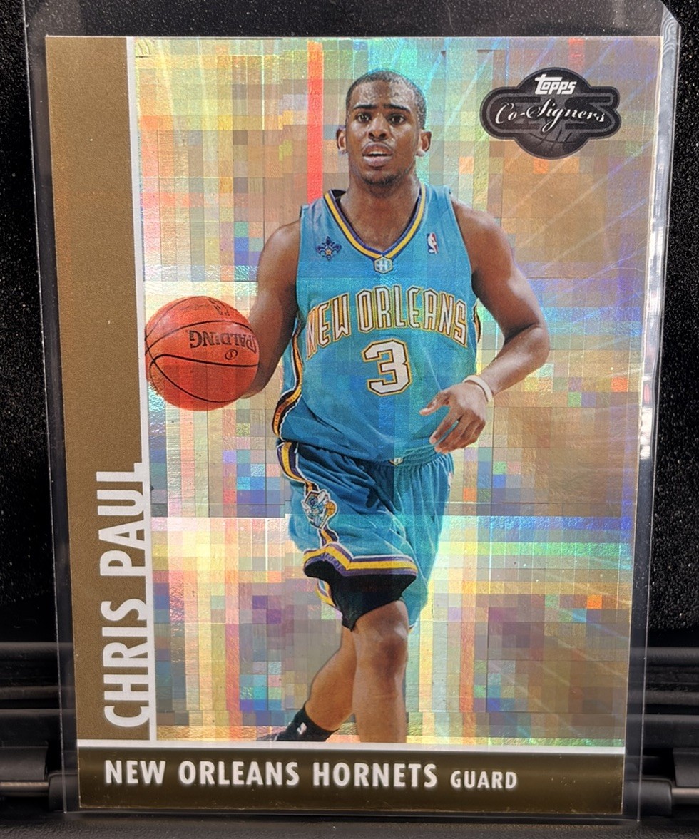 2008-09 Topps Co-Signers Chris Paul /10 Hyper Gold - Rare #30 HOF LEGEND 🔥