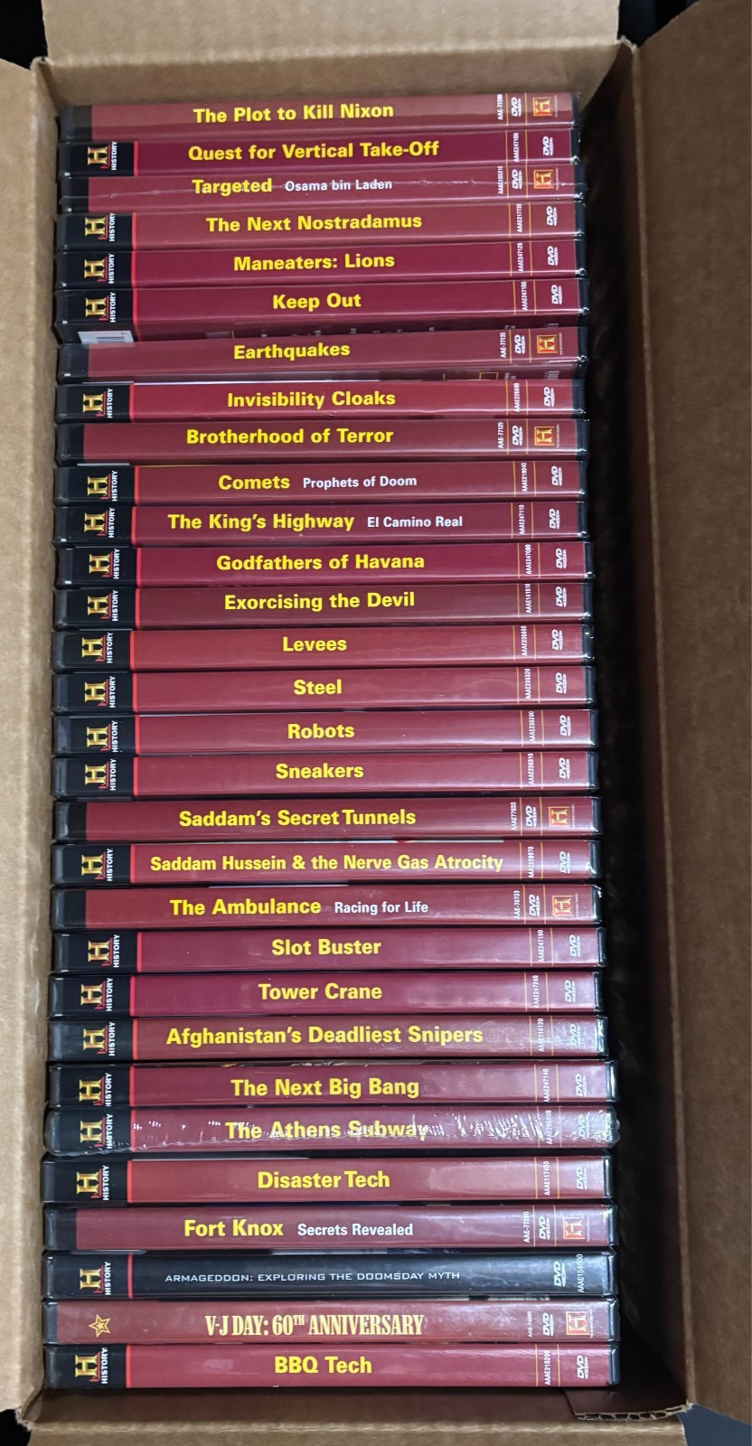 Lot Of 30 Factory Sealed History Channel DVDs - DVD Wholesale