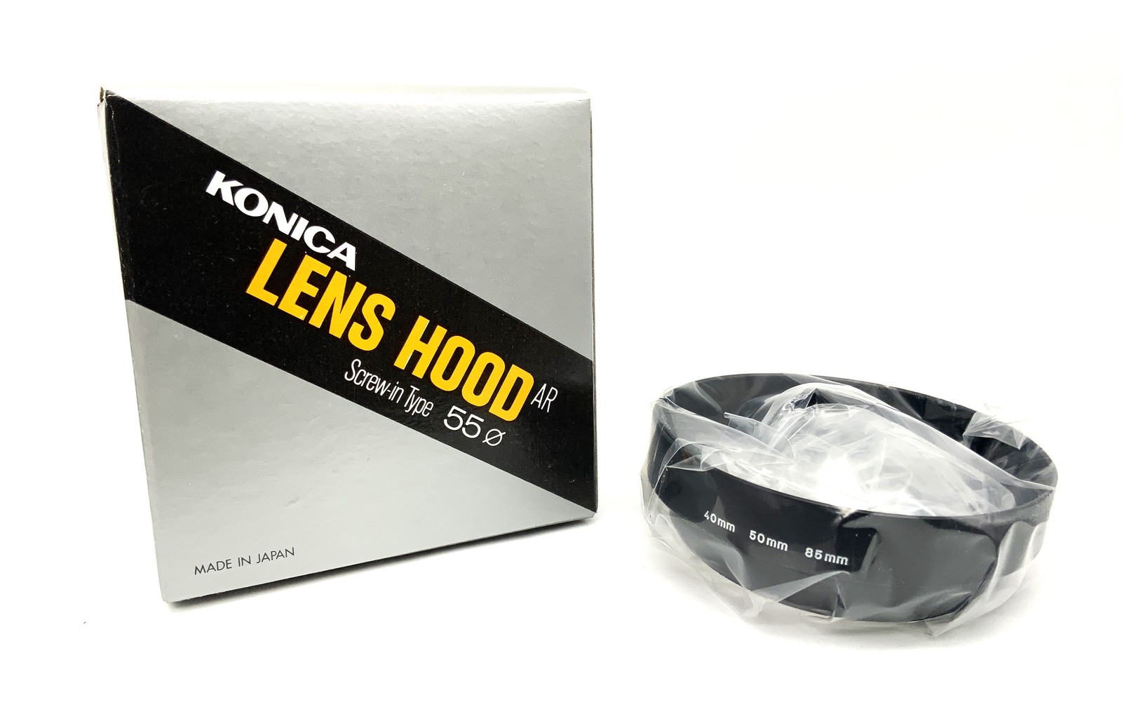 EasyBuy GbR Konica 40mm 50mm 85mm Metal Lens Hood Anti-Glare in OVP