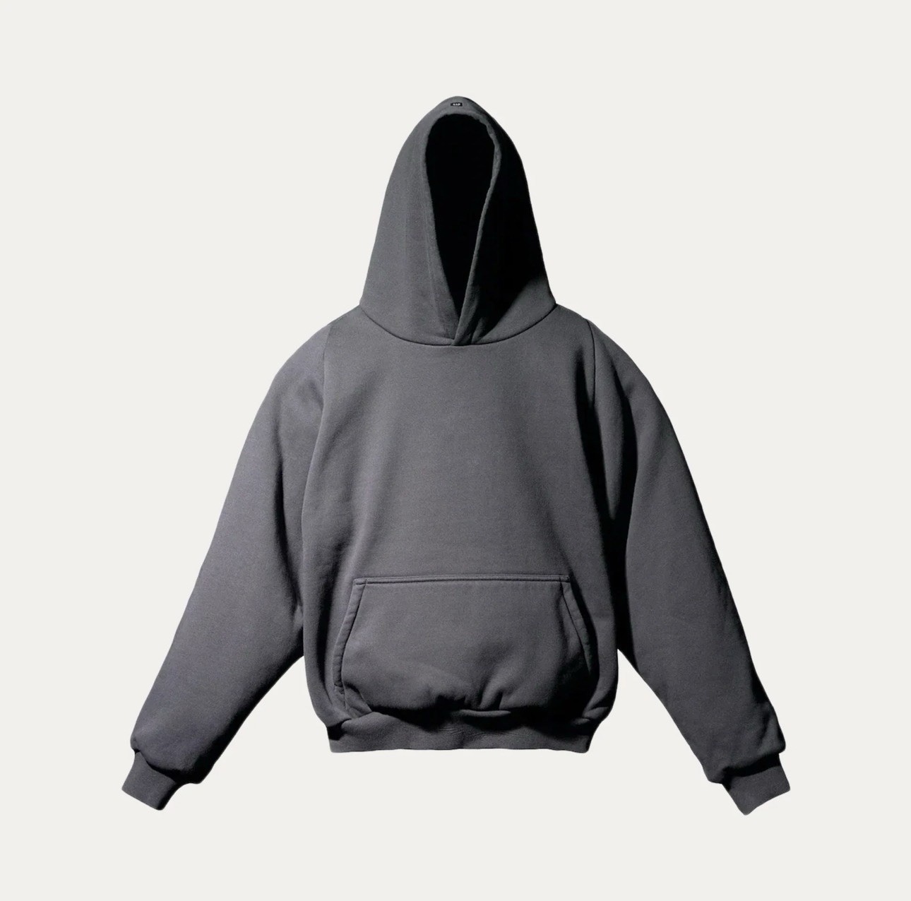 Yeezy × Gap Engineered by Balenciaga Logo 55 Shrunken Hoodie Black Size XXL ⭐️