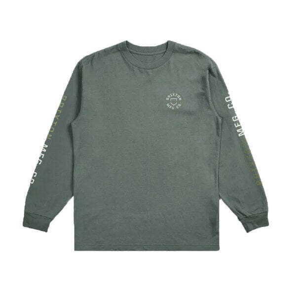 Brixton Men\'s L/S Shirt CREST - Dark Forest/Epsom Green - Medium - NWT -LAST ONE Brixton Men\'s L/S Shirt CREST - Dark Forest/Epsom Green - Medium - NWT -LAST ONE